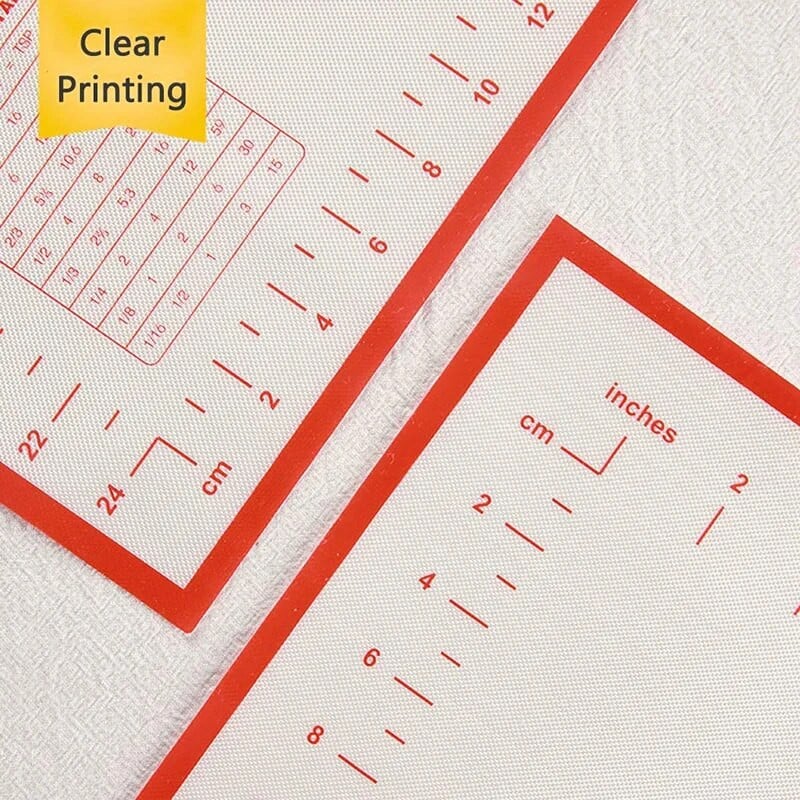 Silikonska podloga za podlogu za pečenje Lim za pečenje Aparat za pripremu tijesta za pizzu Slastičarski kuhinjski dodaci Neljepljiva podloga za motanje tijesta Alati za kuhanje Posuda za pečenje