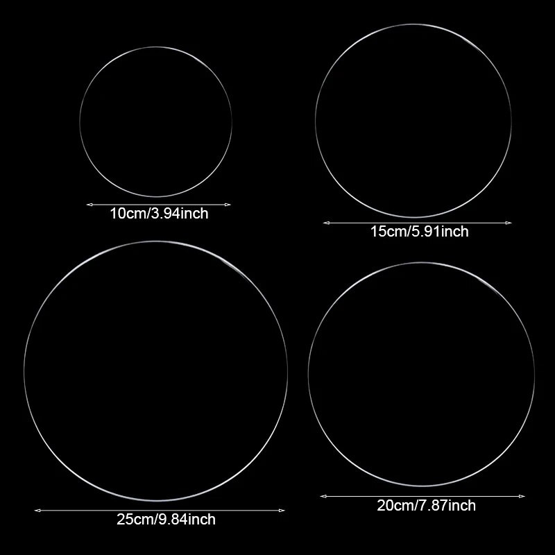 Discuri rotunde acrilice pentru tort, 10/15/20/25 cm, plăci transparente pentru tavă de desert, accesorii pentru instrumente de decorare pentru copt