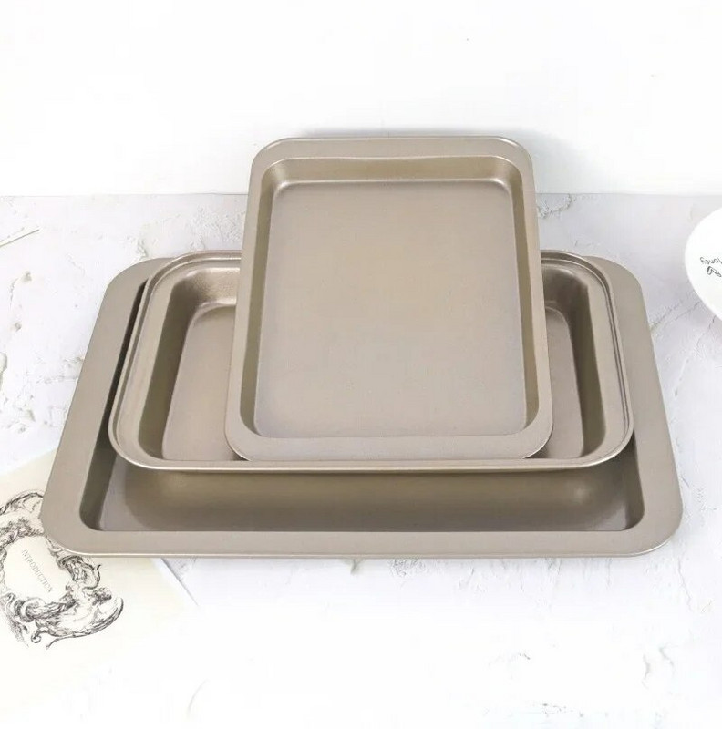Novi limovi za pečenje za pećnicu Neljepljivi lim za kolače Veliki pleh za pečenje, otporan na hrđu