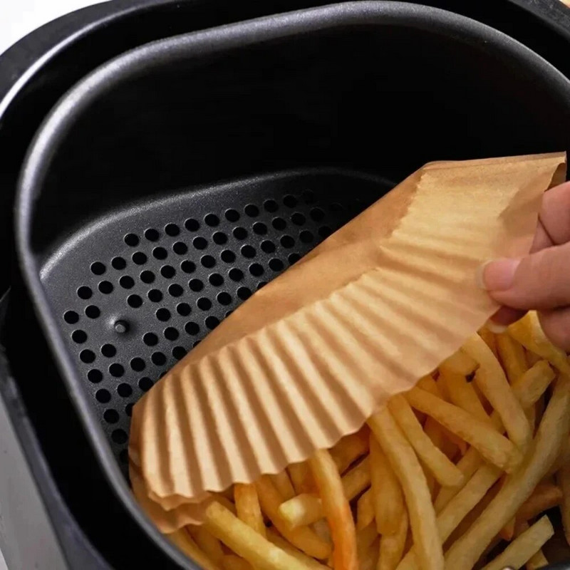 Friteza Papirnati papir za jednokratnu upotrebu Airfryer Kuhinjske ploče za kuhanje Ploča za roštilj otporna na ulje Parna friteza Pribor za pečenje