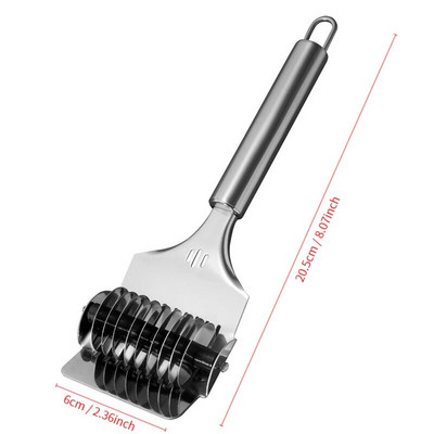 Kružni valjak za tijesto od nehrđajućeg čelika, velika koža za knedle, stroj za rezanje, kućni aparat za pečenje, kuhinjski alati za valjanje pite, pizze