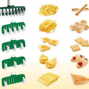 1 τεμ Νέο Noodles Cutter Εργαλείο κουζίνας πολλαπλών λειτουργιών Roller Dockers Dough Cutter Πλαστικό μαχαίρι για ζυμαρικά Ζυμαρικά Instant Noodles Maker