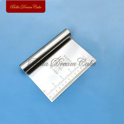 Racletă pentru tort din oțel inoxidabil de 6"/8" Spatule de patiserie pentru aluat pentru cremă de unt Marginea netedă Instrumente pentru decorarea prăjiturii Accesorii pentru copt