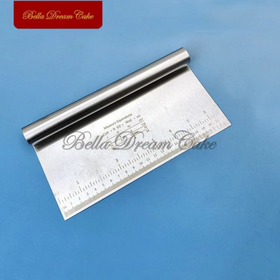 Racletă pentru tort din oțel inoxidabil de 6"/8" Spatule de patiserie pentru aluat pentru cremă de unt Marginea netedă Instrumente pentru decorarea prăjiturii Accesorii pentru copt