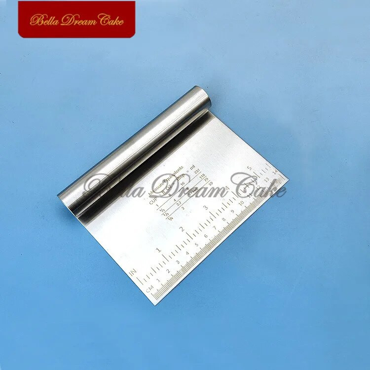 Racletă pentru tort din oțel inoxidabil de 6"/8" Spatule de patiserie pentru aluat pentru cremă de unt Marginea netedă Instrumente pentru decorarea prăjiturii Accesorii pentru copt