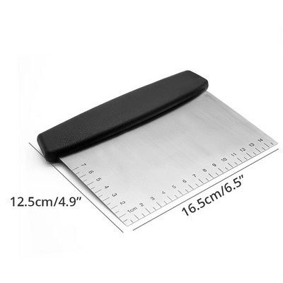 Leeseph többcélú rozsdamentes acél kaparó és aprító, tésztakaparó, pizza tésztavágó, konyhai eszközök