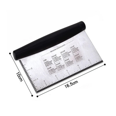 Leeseph többcélú rozsdamentes acél kaparó és aprító, tésztakaparó, pizza tésztavágó, konyhai eszközök