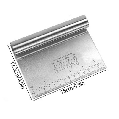 Leeseph többcélú rozsdamentes acél kaparó és aprító, tésztakaparó, pizza tésztavágó, konyhai eszközök