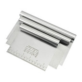 Strugač za tijesto od nehrđajućeg čelika Sjeckalica za pečenje kolača Rezač za pizzu s mjernom vagom Nož za odvajanje kruha Alati za kuhanje