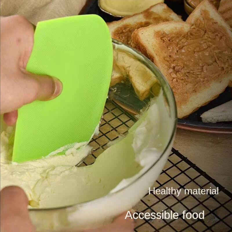 Răzuitoare pentru aluat Bol Răzuitoare pentru aluat din plastic sigur pentru alimente Răzuitoare din plastic flexibilă Bancă pentru aluat de pâine Tort Fondant Glazură