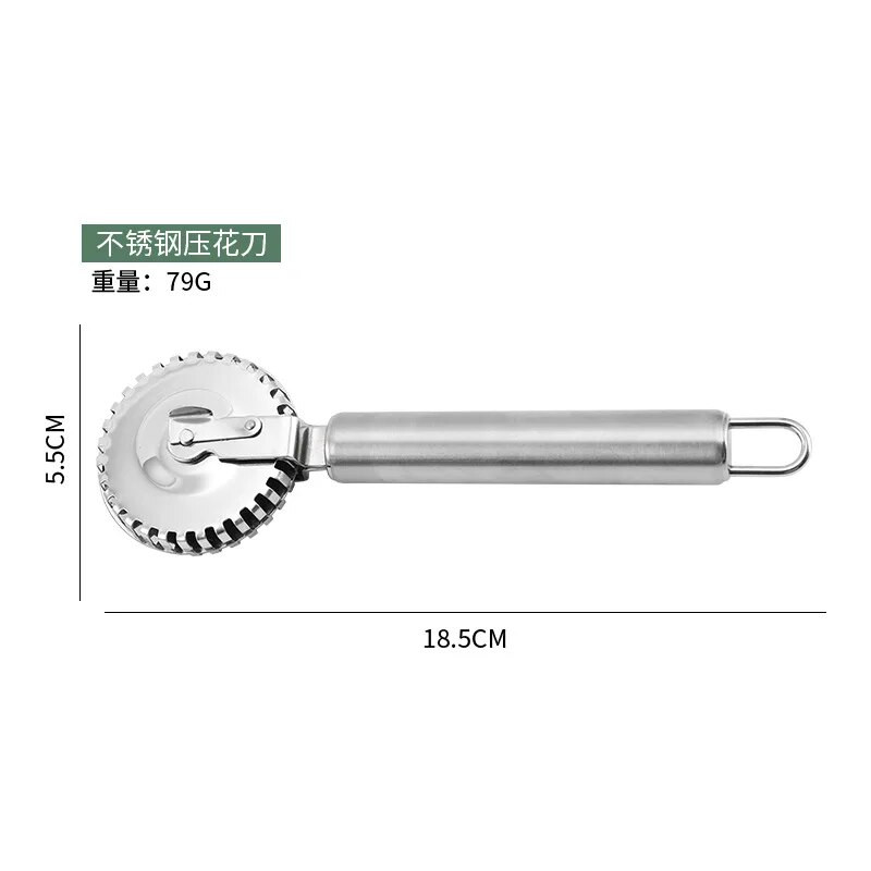 Kalup za kolačiće od nehrđajućeg čelika Rezač za okrugle okruglice Set pečata s valjkom Okrugli alat za pečenje biskvita Pizza