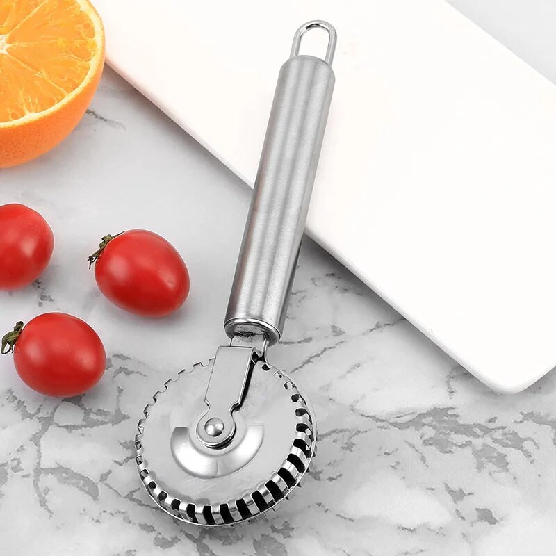 Kalup za kolačiće od nehrđajućeg čelika Rezač za okrugle okruglice Set pečata s valjkom Okrugli alat za pečenje biskvita Pizza