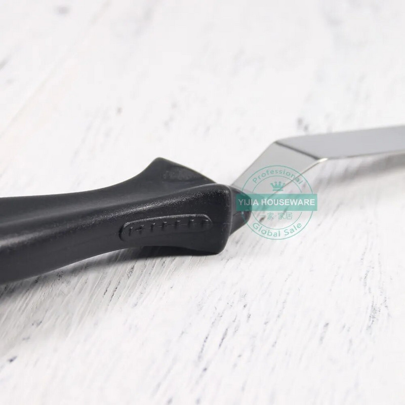 Set de 3 cuțite paletă cu spatulă cu manivelă mică / unghiulară, prăjituri / Glazură / Sugarcraft / Fondant - Instrumente pentru decorarea torturilor