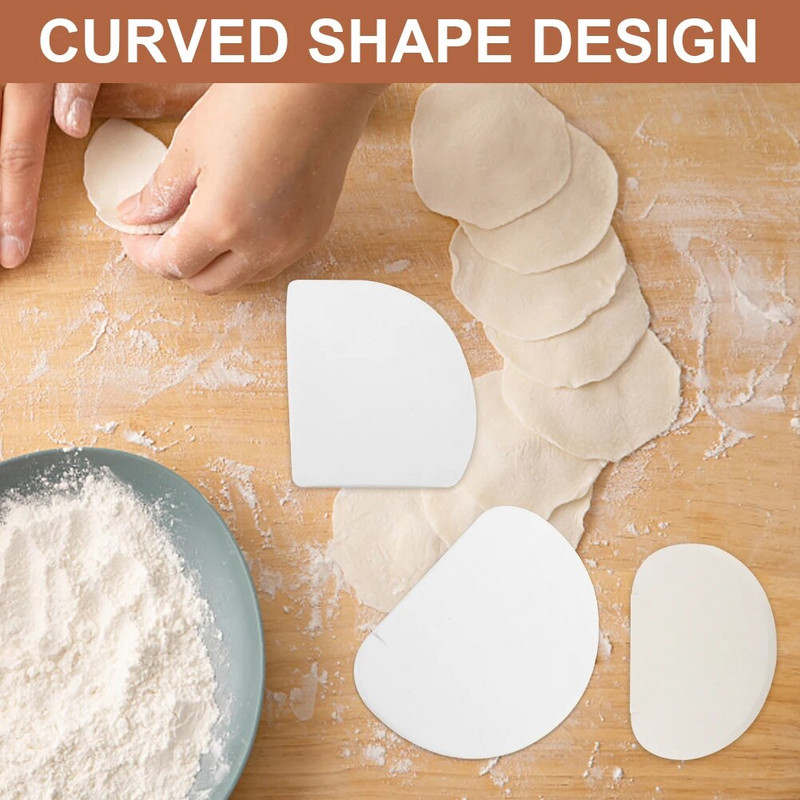 Kuhinjski dodaci za ukrašavanje kolača od 3 komada Čokolada Sigurna za hranu DIY Strugalica za tijesto Rezač Alat za pečenje Ergonomski dizajn Rog za pecivo