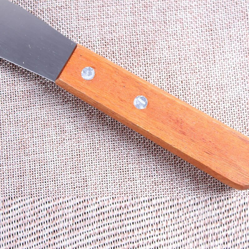 Spatulă pentru tort de 6/8/10/12 inci, din oțel inoxidabil de înaltă calitate, cu mâner din lemn, spatulă dreaptă, pentru tort, cu cremă, pentru tort, scule pentru spatulă offset