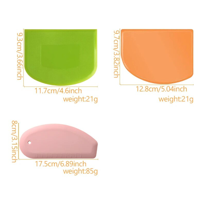 Fleksibilna silikonska posuda Strugač za tijesto Najbolja stolica za kolače Kuhinjska pomoć Hrana za jelo Posuda Alati za tijesto