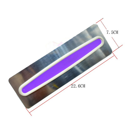 Racletă pentru tort din oțel inoxidabil Cutter pentru coacere Spatule pentru patiserie Instrumente pentru decorarea prăjiturii cu fondant Instrumente de copt pentru prăjituri