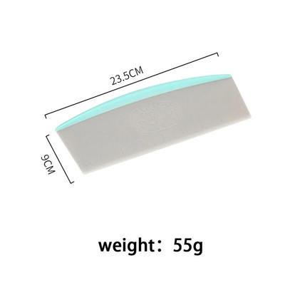 9-inčni plastični rezač tijesta za peciva Strugala za pizzu Nož za brisanje tijesta Strugalica za rezanje maslaca za kolače Kuhinjski alat