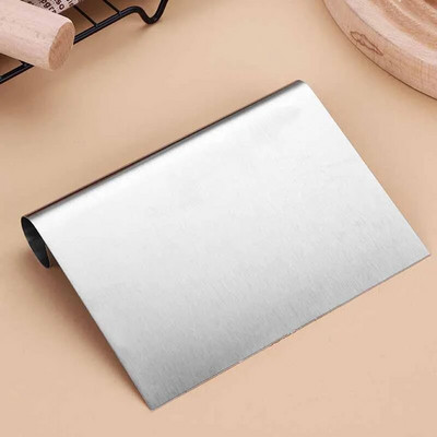 Rezač za struganje tijesta za pizzu od nehrđajućeg čelika Lopatice za pečenje tijesta Alati za rezanje kolača s mjernom vagom Kuhinjski pribor