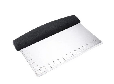 Strugač za tijesto od nehrđajućeg čelika Sjeckalica Rezač tijesta za kruh i tijesto za pizzu - Rezač tijesta za kuhinju sa silikonskom ručkom