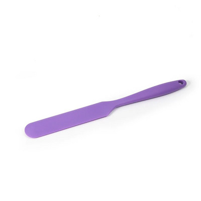 Spatulă din silicon, rezistentă la căldură flexibilă antiaderentă, spatulă subțire, cea mai bună pentru borcane, blender și altele 9,6 inchi/24,5 cm
