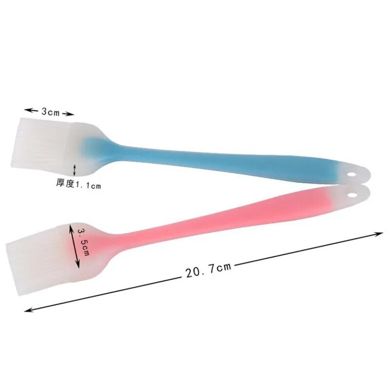 1vnt Maisto klasės silikoninis teptukas Karščiui atsparus kepimo šepetys Kepimo šepetys Aliejuje Kepimo BBQ įrankiai Virtuvės priedai