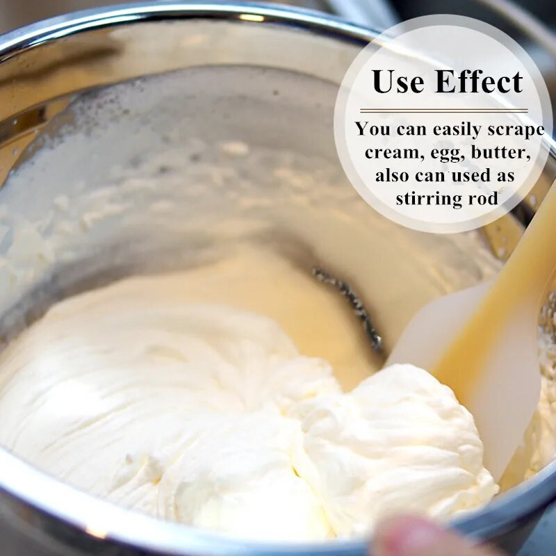 1 kom velika šarena silikonska lopatica za tijesto Krema za tortu Silikonska lopatica za maslac 6 boja Kalupi za fondan Kuhinjski alati Daska za torte