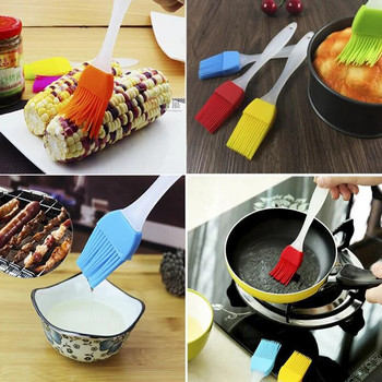 Σιλικόνη ψησίματος μπάρμπεκιου Μαγειρική βούρτσες ψωμιού DIY Βούρτσα λαδιού ζαχαροπλαστικής Εργαλείο μαγειρικής κουζίνας Εργαλεία ψησίματος