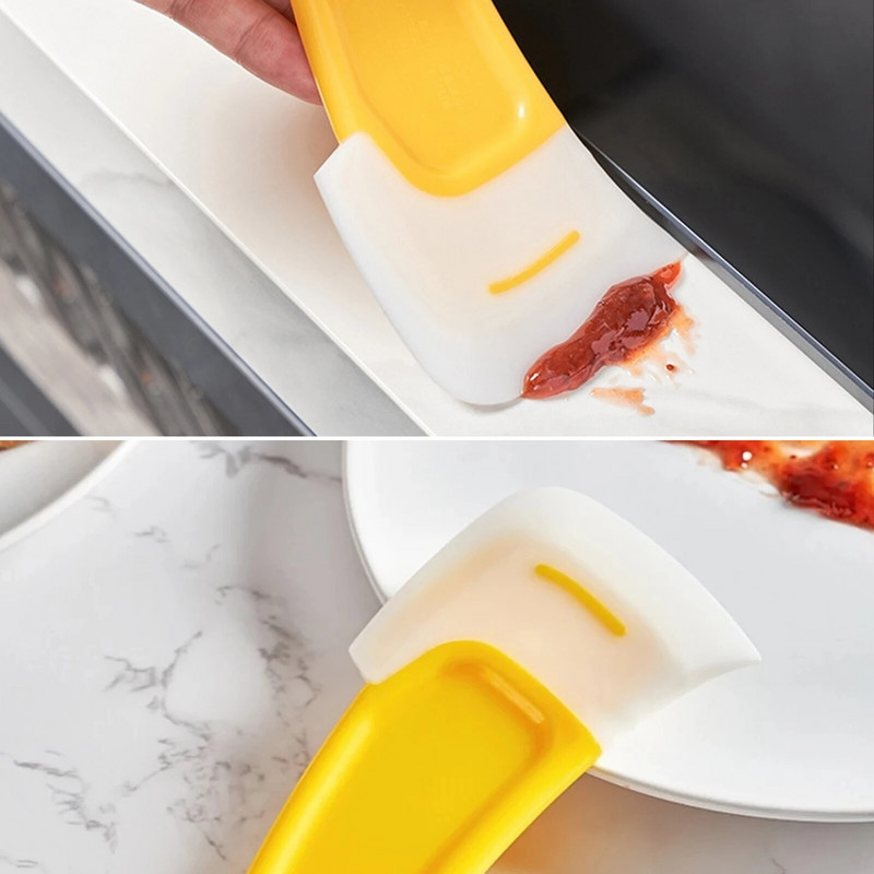 Silikonski mekani strugač Strugač za tavu Kuhinja Prljava tava Četka za čišćenje posude Četka za pranje Strugač za kuhinju Alati za čišćenje