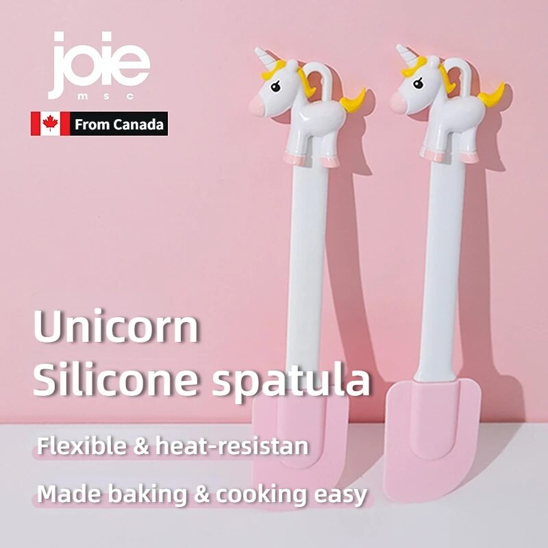 joie Silikoninė mentele Gaminimas Kepimas Mielas Kūrybingas Vienaragis Karščiui atsparus maišymas Tepantis padažas Kepimas Pica Žavinga virtuvė