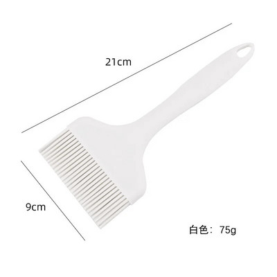 Papildomos maistinės klasės silikoninio aliejaus šepetėlis su plačia burna kiaušinių pyragų duonos šepečiai, karščiui atsparūs virtuvės kepimo pyragaičiai kepsniniams