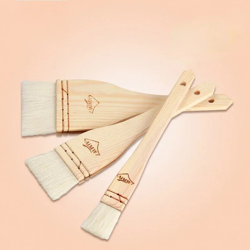 Četka za pecivo Mooncake za kućanstvo Drvena drška Vunena četka za roštilj Četka za ulje Pribor za pečenje Kuhinjski alati za kuhanje