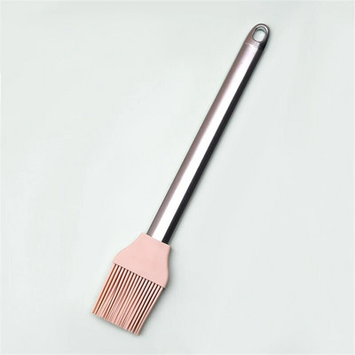 Silikoninio aliejaus padažo šepetėlis su nuimama galvute aukštai temperatūrai atspariais šepetėliais kiaušininiams pyragams duonai Nešiojamas kepsninės kepimo įrankis