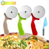 Cuțit rotund pentru tăiat pizza, din oțel inoxidabil, cu capac, rolă, tăietor de aluat, tăietor de patiserie, bucătărie, accesorii pentru coacere, unelte