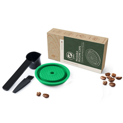 Silikonski poklopac za višekratnu upotrebu za Nespresso Vertuo Next Poklopac za kapsulu za kavu za višekratnu upotrebu Poklopac za pod i silikonski poklopac za hranu