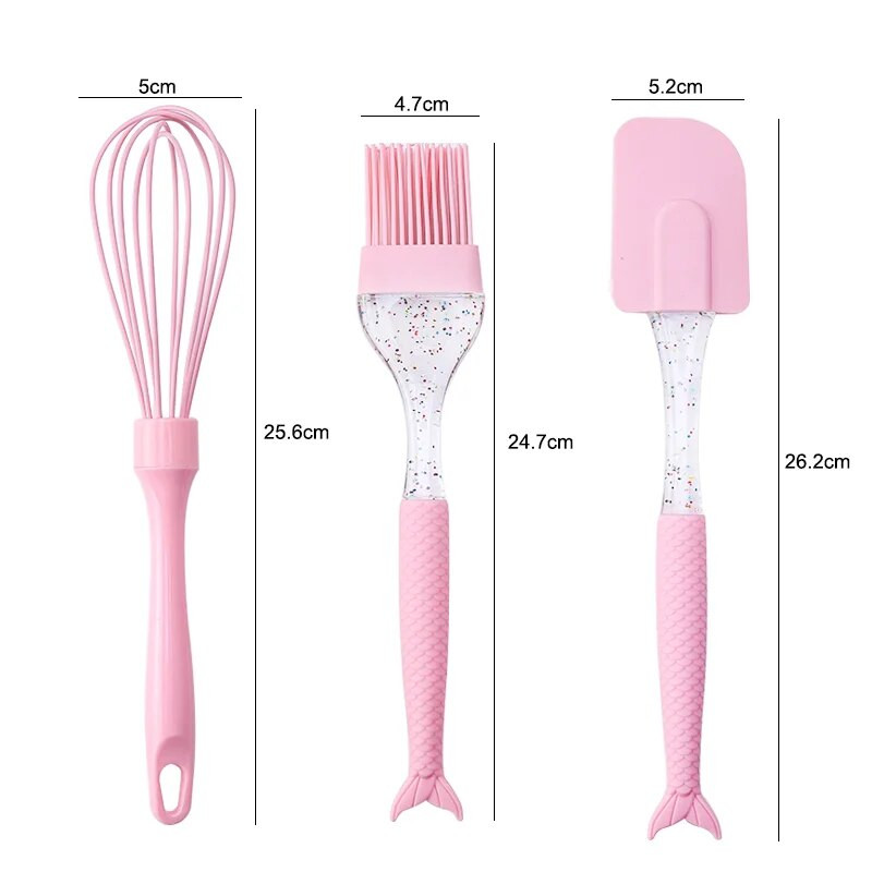 Silikonske slastičarske lopatice u obliku srca s drvenom drškom Žlica za kolačiće Pribor za pečenje Kuhinjski alat Pribor Pribor