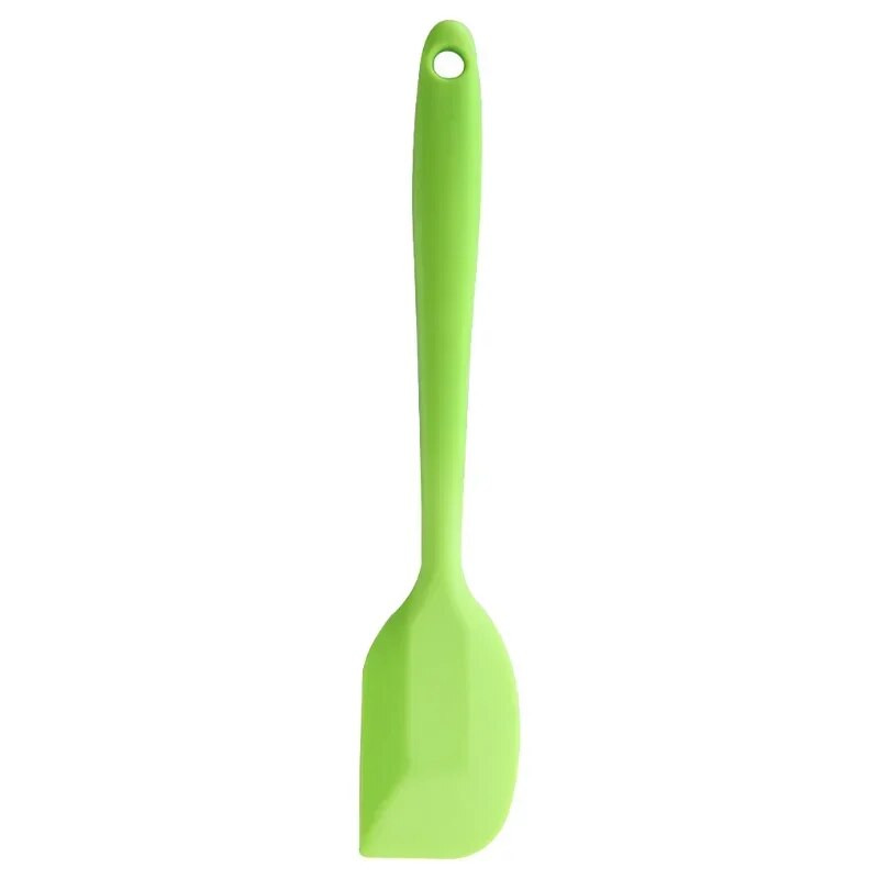 Spatulă de copt din silicon de mai multe culori, rezistentă la căldură, antiaderență, ustensile de bucătărie, spatulă moale, nedeformabilă