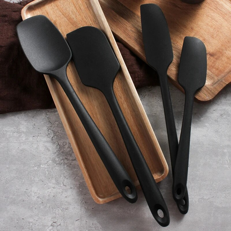 Virtuvinis konditerijos blenderis silikoninis kreminis kepimo mentele Nelipnus šokoladinio sviesto maišytuvas Karščiui atsparus kepsninės kepimo aliejaus šepetys