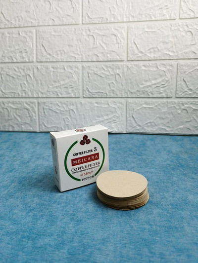 100 kom Okrugli filter papir za kavu 56 mm 60 mm 68 mm za aparat za espresso kavu V60 Dripper filteri za kavu Alati Moka pot papirni filter