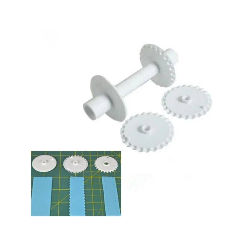 1 komplekt Korduvkasutatav Fondant Pael Rullilõikur Kook Suhkru Pitsi Kooki Kaunistus Vormi Reljeef DIY Küpsise taigna lõikamise tööriist