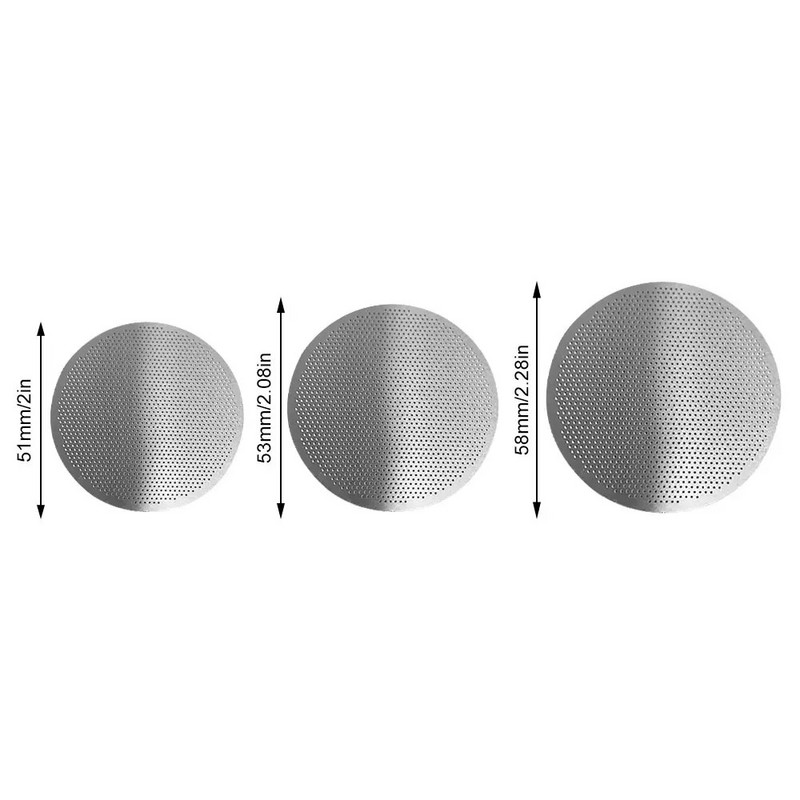 51/53/58 MM kavos filtro plokštės keitimas atgalinio praplovimo filtro tinklinio ekrano filtras kavos aparato rankenos ritinėlio ekranui