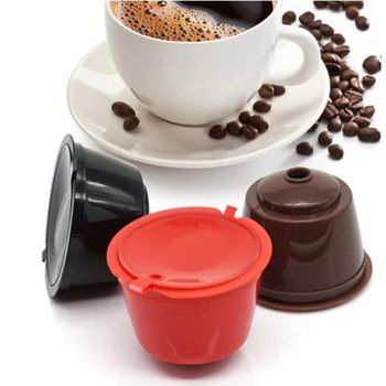 3 бр./пакет използвайте 150 пъти Dolce Gusto Капсула за чаша за кафе Пластмасова капсула За многократно пълнене За многократна употреба Съвместима с Nescafe Dolce Gusto