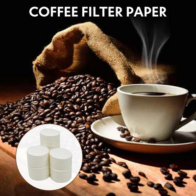 350 бр. Филтърна хартия за кафе, съвместима с Aeropress, микро хартиени филтри 64 mm