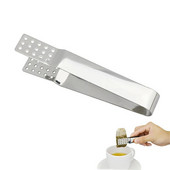 Mini kopča za šećer Cjedilo za listove čaja Novo hvataljke za vrećice čaja od nehrđajućeg čelika za višekratnu upotrebu Cjedilo za vrećice čaja Držač za cjedilo Kuhinjski pribor