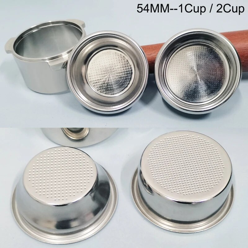 Precizni filtar od 20 g, 1 šalica/2 šalice, košarica kompatibilna s 54 mm za espresso aparate Breville Express Bambino