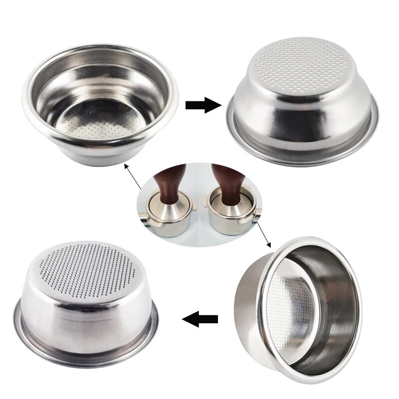 304Stainless Steel 54mm 1Cup/2Cup Coș Precision 20g Filtru Compatibil pentru espressoare