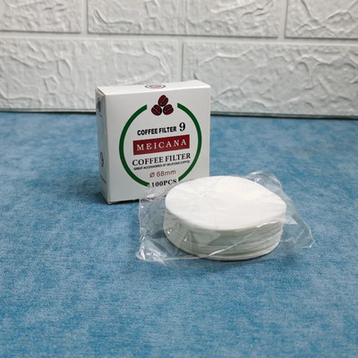 100 kom Okrugli filter papir za kavu 56 mm 60 mm 68 mm za aparat za espresso kavu V60 Dripper filteri za kavu Alati Moka pot papirni filter