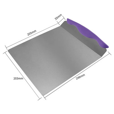 1 kom od nehrđajućeg čelika Pladanj za kolače Lopatica za kolače Lopata za kolače Pokretna ploča Silikonska ručka Strugač za tijesto Podizač oštrice za kruh Pizza