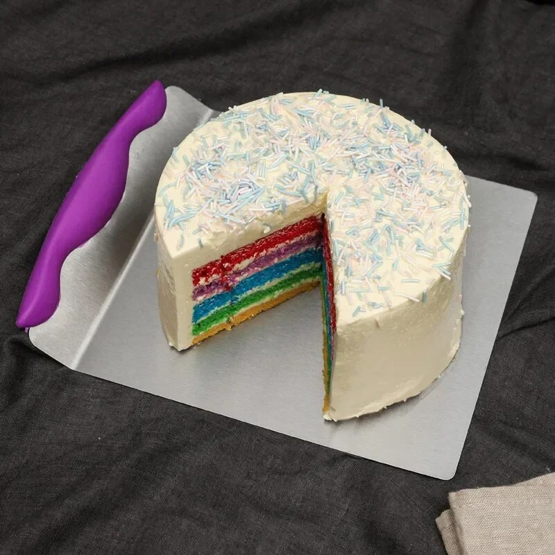 1 kom od nehrđajućeg čelika Pladanj za kolače Lopatica za kolače Lopata za kolače Pokretna ploča Silikonska ručka Strugač za tijesto Podizač oštrice za kruh Pizza