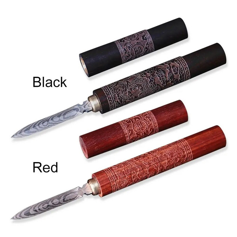 Patvarus sandalmedžio arbatos peilio adatų kirtiklis su medine rankena Puer arbatos įrankiai kūgio adatos laužymo arbatos plytelių profesionalus įrankis